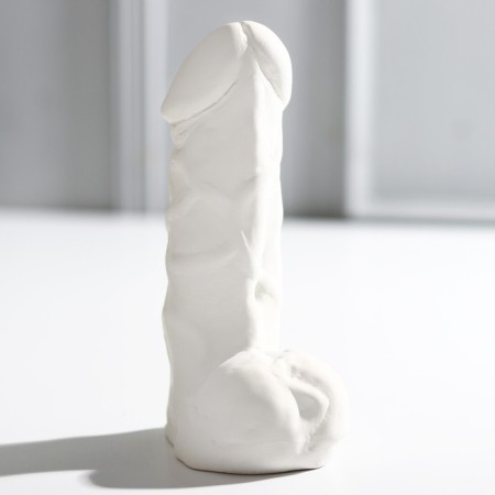Vase for flowers "Anatomy", white, 5.5 x 16 x 8.5 cm.-3