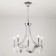 ADELIA 5X60W Celter E14, chrome 62x62x48 cm