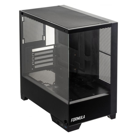 Корпус Formula Crystal Z1M черный без БП mATX 7x120mm 1xUSB2.0 1xUSB3.0 audio bott PSU