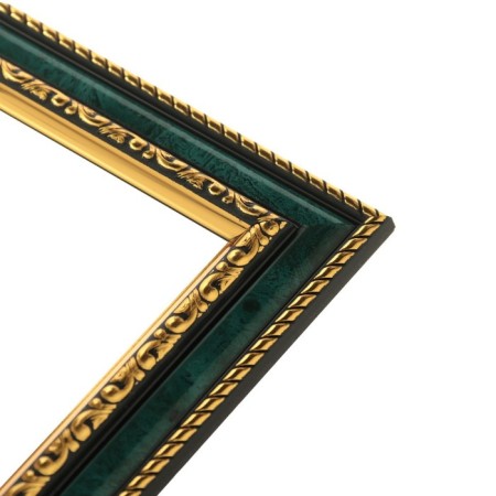 Frame for paintings (mirrors) 21 x 30 x 3.0 cm, plastic, calligrata 6448, malachite-2