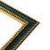 Frame for paintings (mirrors) 21 x 30 x 3.0 cm, plastic, calligrata 6448, malachite
