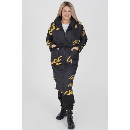 Women's coat, size 58, yellow color
