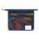 Folder for notebooks A5, 245 x 195 x 50 mm, lightning from above, to 81shk5, "Next Formula" (voluminous 3D rushing with a metallic effect), laminated cardboard/textiles
