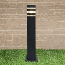 Elektrostandard lamp, 60 W, E27, IP54, on a pillar, h = 600 mm, techno 1550 black