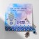 Pin-shaped 3 suspensions “Hams Hand with Bead”, 5 cm, blue color in silver