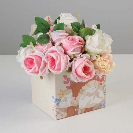 Boxes for mini bouquets "Flower", 12 × 20 × 10 cm-4