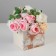 Boxes for mini bouquets "Flower", 12 × 20 × 10 cm