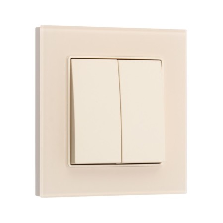 Silent Matt Matte Glass, 10 a, 2 cl., Hidden, glass, beige-1