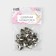 Holnita "Triangle", 12 × 12 mm, 3 mounts, 50 pcs, silver color