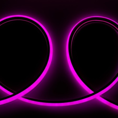Flexible Neon Luazon Lighting 16 mm D-shaped, IP65, 50 m, SMD2835, 120 LED/m, 220 V, glow pink-2
