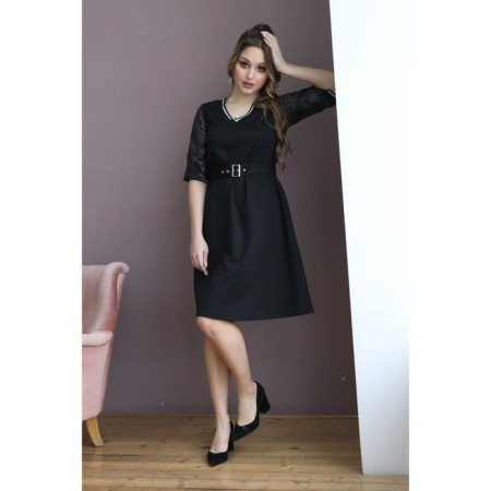 Women's dress wisell, size 56, black color