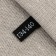 Textile strip "134-140", 5 x 1.1 cm, black color