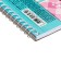 Album for drawing A4, 24 sheets, on the crest, Pink, cover coated cardboard, perforation for separation, block 100 g/m2, mix
