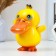 Piggy bank "Duck" 17x14cm, yellow