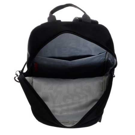 School backpack Grizzly "Dino", 38 x 29 x 17.5 cm, ergonomic back, black/gray-7