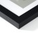 Photo frame MDF "Ellis" 10x15 cm, with a paspartm, black