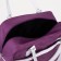 Road bag with lightning, external pocket, suitcase holder, purple/white color