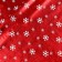 Poster for needlework "White snowflakes", red, 100 × 150 cm