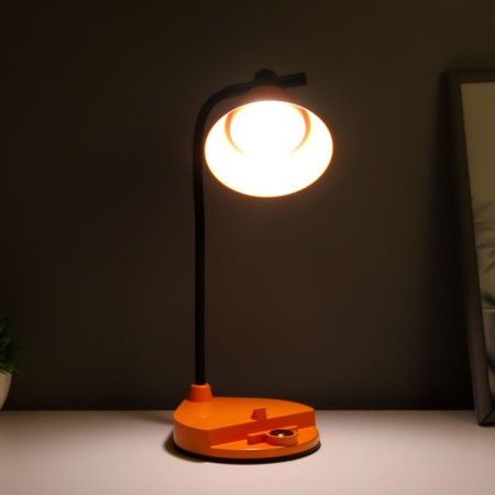 Parasol table lamp LED, from USB/AKB 6 W, Sensor 3000-6000 Orange 14x10x37 cm Risalux 100-1
