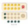 Game wooden set "Learning to count" 22.5 × 7 × 2.8 cm