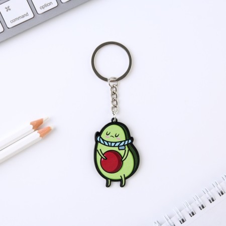 Acrylic key -keychain “Everything will be avocadene”, 7 x 12.5 cm-4