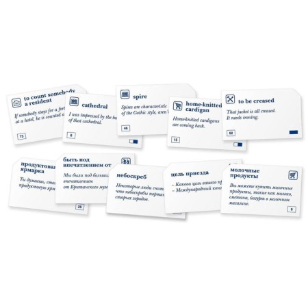 Thematic cards. English language. Thematic cards for memorizing words and phrases-2