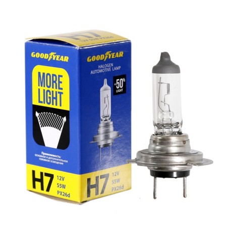 Car lamp Hoodyear More Light, H7, 12 V, 55 W-1