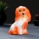 Poodle piggy bank 7x10x15cm