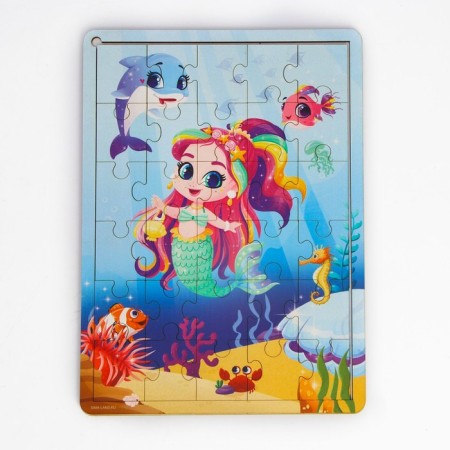 Puzzle "Mermaid" with a hint-2