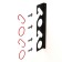 Holder for safe storage of fishing rods, wall-flowing, black