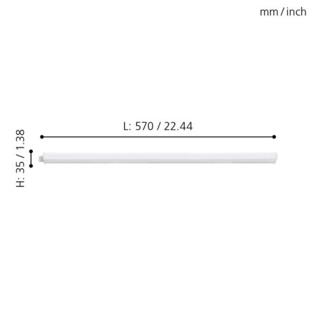 Bra Dundry, 1x6.4W Led, 4000k, 840lm, white color-1