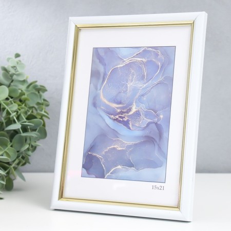 Photo frame Plastic "Gamma" 15x21 cm, white-2