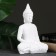 Figure "Buddha Small" 16x9x23cm white