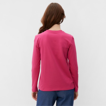 Women's Longsliva Minaku: Basic Line Fuchsia Color, Size 52-3