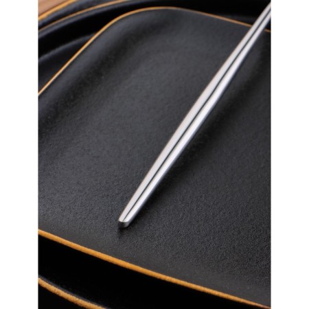 Tablespoon "Thornebury", length 21 cm, thickness 7 mm, silver color-2
