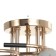 Luisa chandelier 5x60W E27 Gold 55x55x24cm