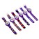 Watch of washing electronic, children's "pea", silicone strap, L-22 cm, purple