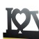 Bra "Love" LED 4000K 12W black 38x20x4cm