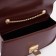 Bag-mixer on fasteners, burgundy color