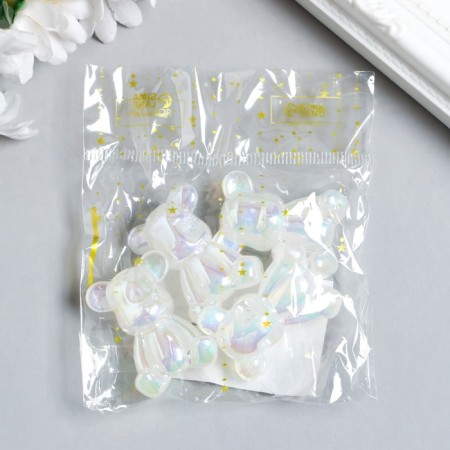 Busina for creativity plastic "Bear" overflow 1.6x2.5x3.4 cm-2