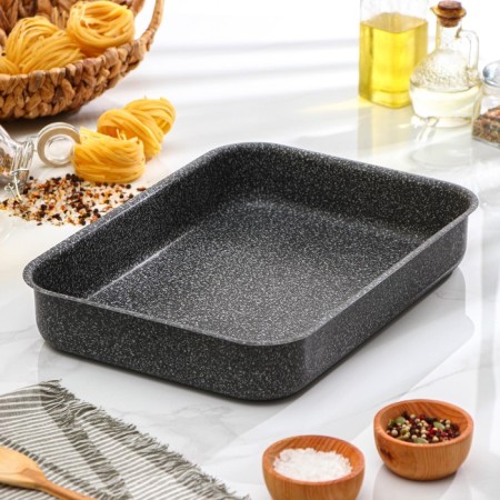 ONYX baking sheet, 27.5 × 36 × 6.2 cm, anti -stick coating, color gray color