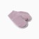 Baby mittens minku, purple color, 18 cm