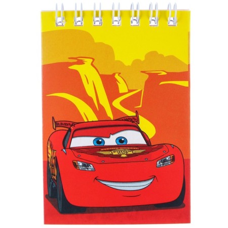 Notepad A7 32 l, on the crest, cars-3
