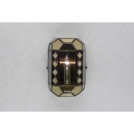 Sconces CL441311 "Fasset" 1x60W E14 Transparent/beige 18x20x35 cm-1