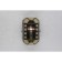 Sconces CL441311 "Fasset" 1x60W E14 Transparent/beige 18x20x35 cm