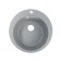 Kitchen is a kitchen from Zett Lab stone. 5/Q8, D = 495 mm, matte, dark gray