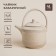 Kapetor Keramic teapot Sl Home "Raisia", 1 l, 18 × 13 × 20.5 cm, beige color