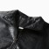 Bombber (jacket) Women's minku: Eco leather Black color, river 48