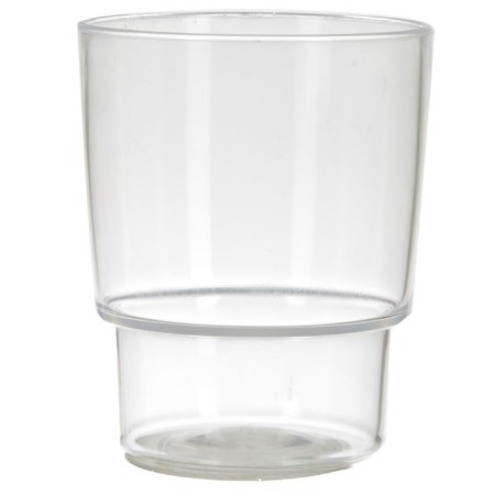 Hinged cup holder with two glasses