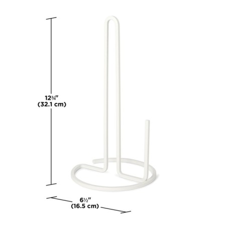 Umbra Squire paper towels holder, white color-3